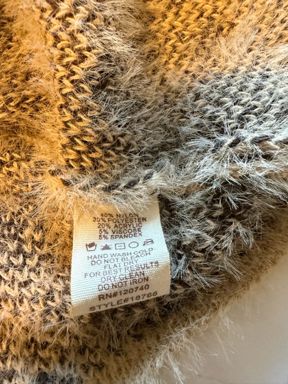 Mystree Women’s Leopard Fuzzy Midi Skirt size M - Picture 5 of 7